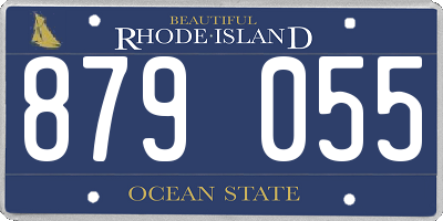 RI license plate 879055