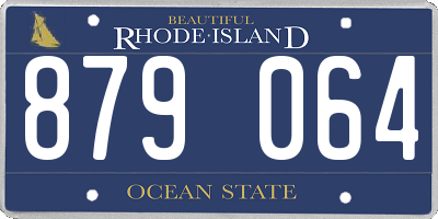 RI license plate 879064