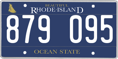 RI license plate 879095