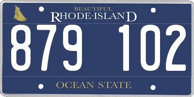 RI license plate 879102