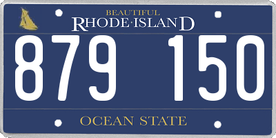 RI license plate 879150