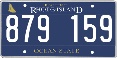 RI license plate 879159