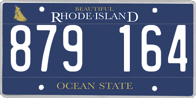 RI license plate 879164