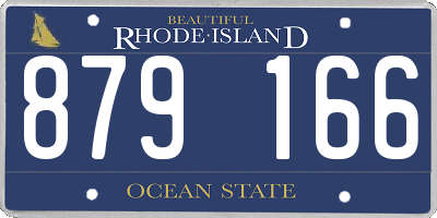 RI license plate 879166
