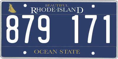 RI license plate 879171