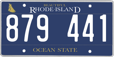 RI license plate 879441