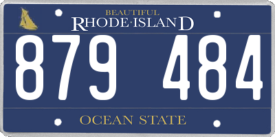 RI license plate 879484