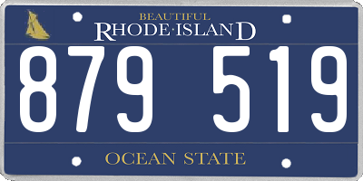 RI license plate 879519