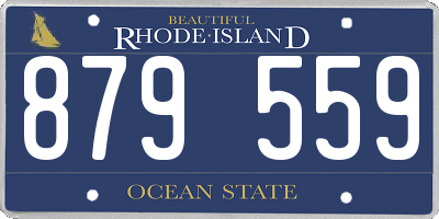 RI license plate 879559