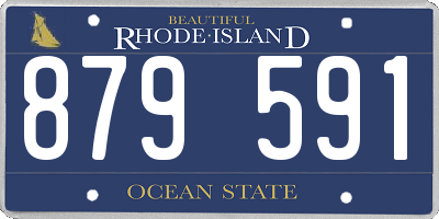 RI license plate 879591