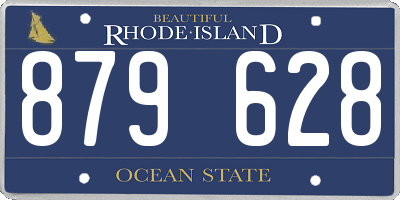 RI license plate 879628