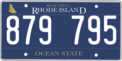 RI license plate 879795