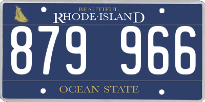 RI license plate 879966