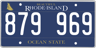 RI license plate 879969