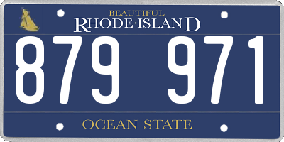 RI license plate 879971