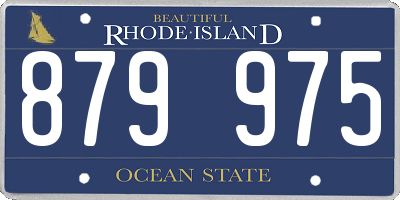 RI license plate 879975