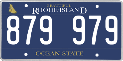 RI license plate 879979