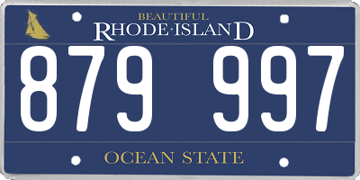 RI license plate 879997