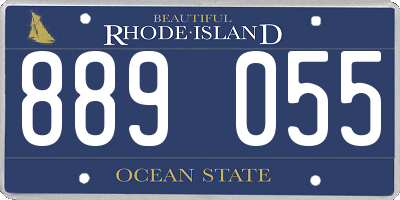 RI license plate 889055