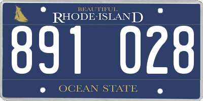 RI license plate 891028