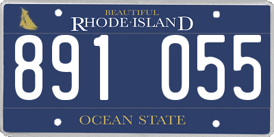 RI license plate 891055