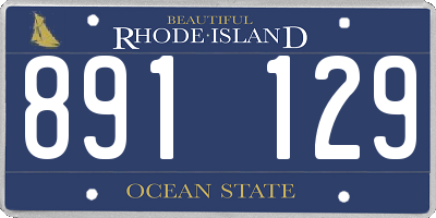 RI license plate 891129