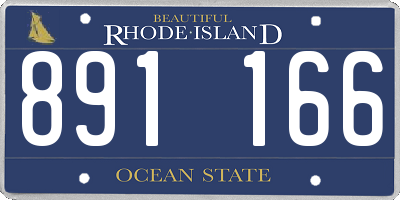 RI license plate 891166