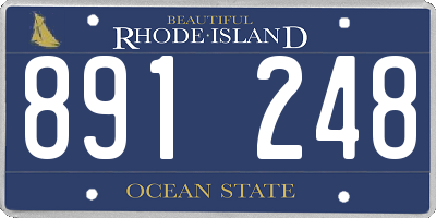 RI license plate 891248