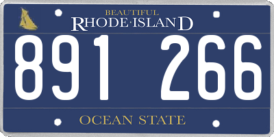 RI license plate 891266