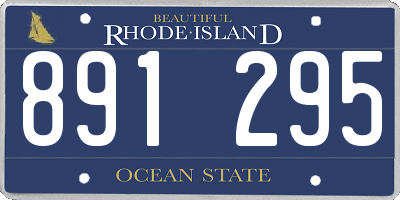 RI license plate 891295
