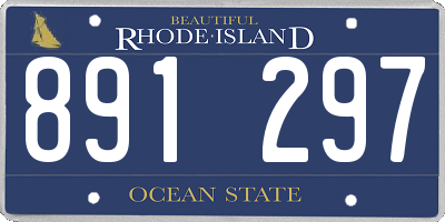 RI license plate 891297