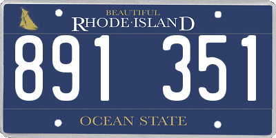 RI license plate 891351
