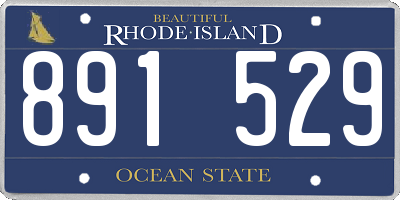 RI license plate 891529