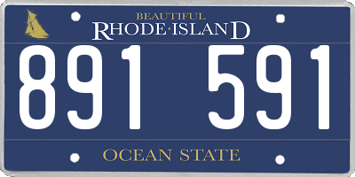 RI license plate 891591