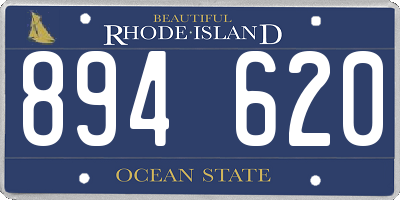 RI license plate 894620