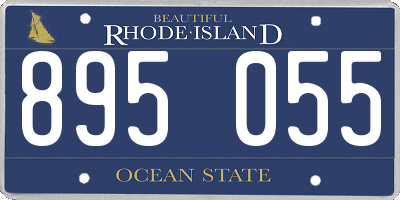 RI license plate 895055