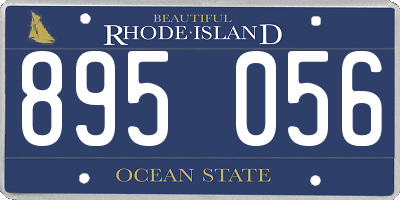 RI license plate 895056