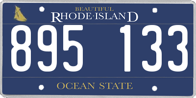 RI license plate 895133