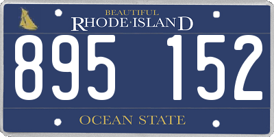 RI license plate 895152