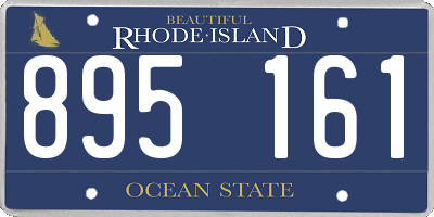 RI license plate 895161