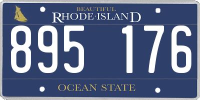 RI license plate 895176