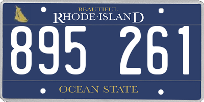 RI license plate 895261