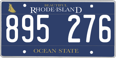 RI license plate 895276