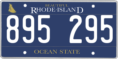 RI license plate 895295