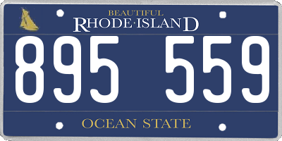 RI license plate 895559