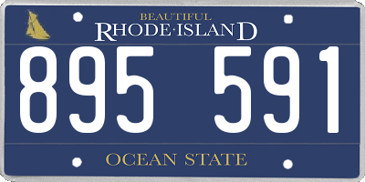 RI license plate 895591