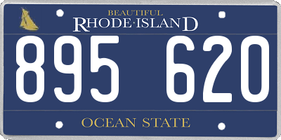 RI license plate 895620