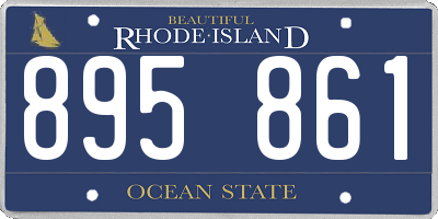 RI license plate 895861