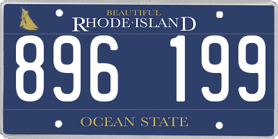 RI license plate 896199