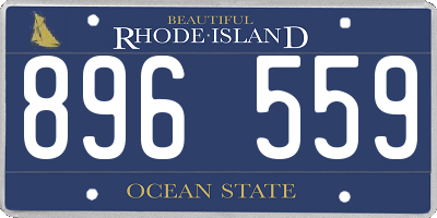 RI license plate 896559